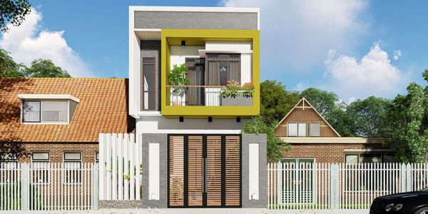 nhà ống 2 tầng đẹp 70m2