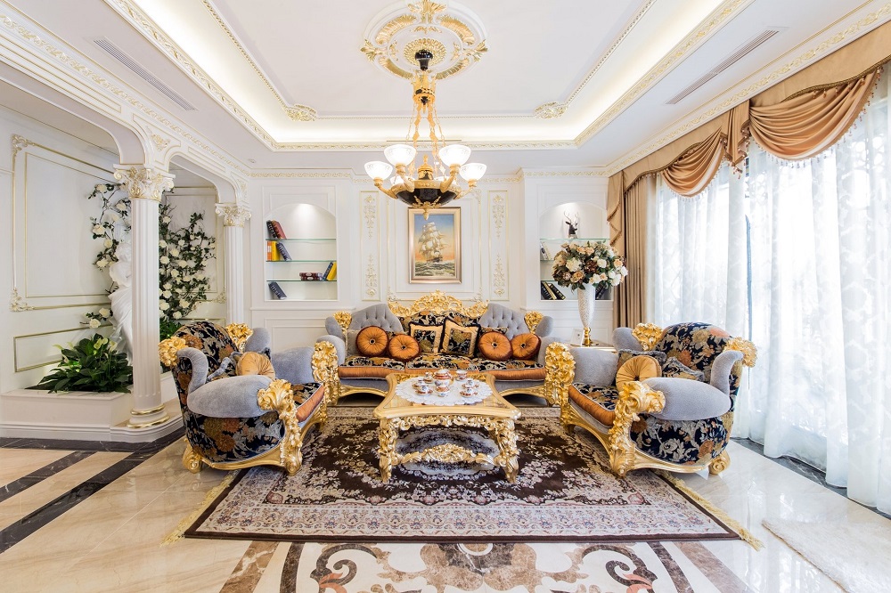 Quy chuẩn xây dựng nhà biệt thự Phòng khách